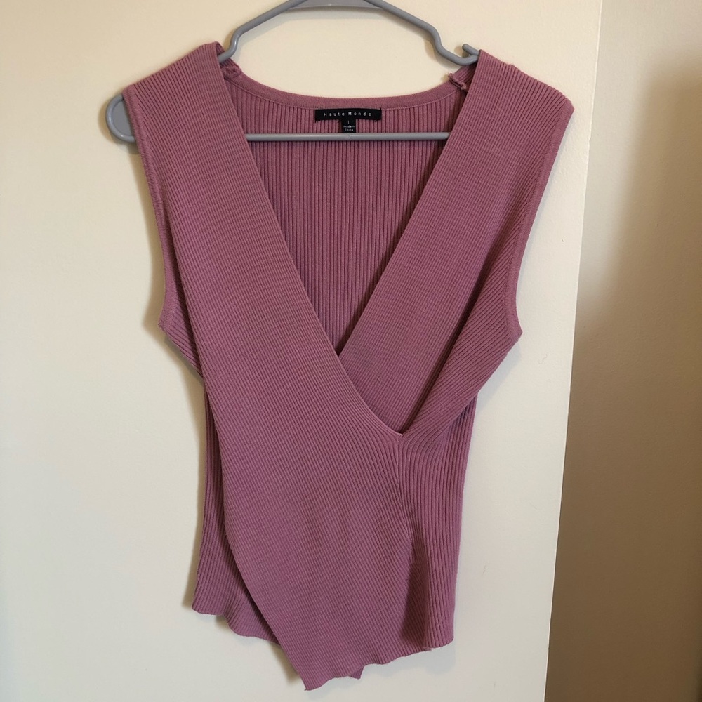 Pink Wrap Top